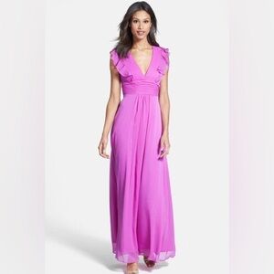 Jessica Simpson Vibrant Purple Maxi Dress